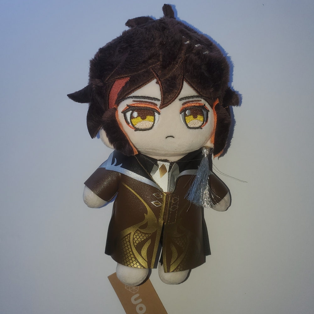 💙🐣SALE!!🐰 Uoozii Genshin Zhongli 9" Non-Posable Plush (MISSING  SHOES)